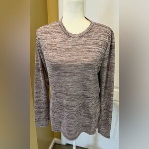 Banana Republic Luxespun Womens brown long sleeve pullover Top size M